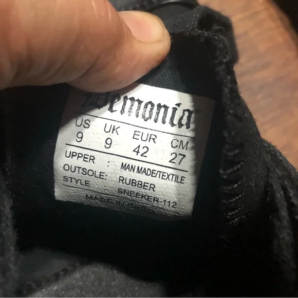 Women’s Black Platform Lace-Up Sneakers - Picture 4 of 13